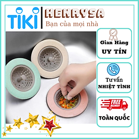 Mua (Combo 2) Dụng Cụ Lọc   Chặn Rác Bồn Rửa Chén Bằng Silicon   Giúp Bồn Rửa Chén Không Bị Tắc Nghẽn - Henrysa
