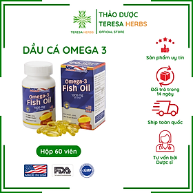 Hình ảnh Dầu Cá Omega 3 Mỹ Fish Oil Giúp Bổ Mắt, Não, Tim
