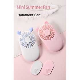 Mua Quạt Cầm Tay Mini Pocket Fan siêu dễ thương có chân đỡ
