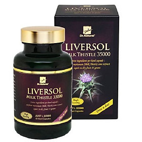 Thực phẩm chức năng Viên uống bổ gan Dr Natural Liversol Milk Thistle 35000