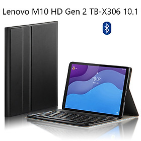 Bao Da Kèm Bàn Phím Dành Cho Lenovo Tab M10 HD Gen 2 TB-X306 10.1 Inch Bluetooth