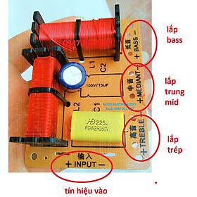 Mua MẠCH PHÂN TẦN 3 ĐƯỜNG TIẾNG HX328 - LẮP CHO 1 BASS - 1 MID - 1 TREBLE
