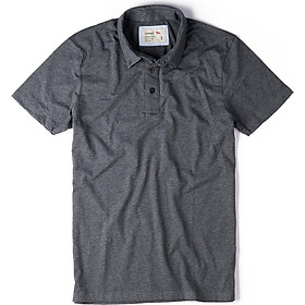 Áo Thun Nam Casual 1st - Polo Tay Ngắn Xám Trơn 51764