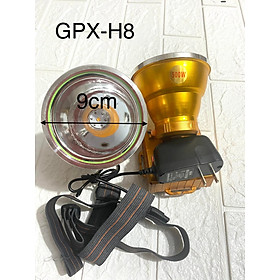 Đèn pin đội đầu siêu sáng công suất cực mạnh 500W- GPX_H8