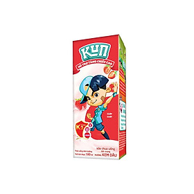 Kun sữa chua uống kem dâu thùng 48 hộp x 180ml