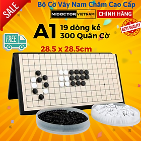 Bộ cờ vây nam châm cao cấp, kiêm cờ ca-rô chính hãng miDoctor