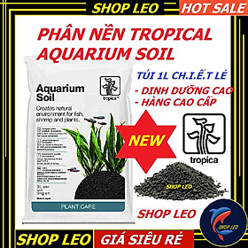 Phân nền cao cấp Tropica Aquarium Soil (1 lít c/hiế/t lẻ)  - phân nền chuyên cho thủy sinh - phụ kiện cá cảnh-shopleo