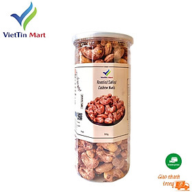 Hạt điều rang muối nguyên vỏ lụa viettin mart 500g/1kg