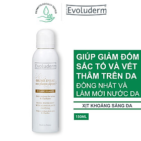 Xịt khoáng hỗ trợ điều trị nám Evoluderm 150ml - 15274
