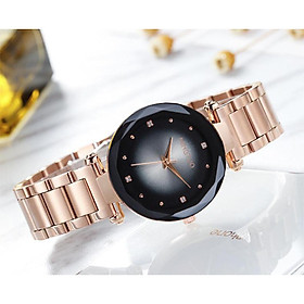 Đồng Hồ Nữ MINGTUO MI9166 Dây Thép Không Gỉ - Mặt Kính Kim Cương 3D Tráng Sapphire - Chống Nước Siêu Tốt Lên Tới 3ATM - Khóa Bướm Siêu Sang Chảnh - Đồng Hồ Thời Trang Phái Đẹp Cao Cấp