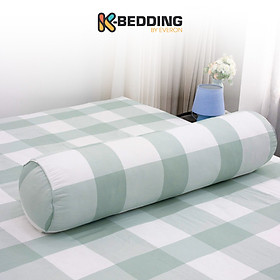 Vỏ gối ôm công nghệ nhuộm sợi Yarn Dyed K-Bedding KPCD, kích thước 80x100cm, có khóa kéo