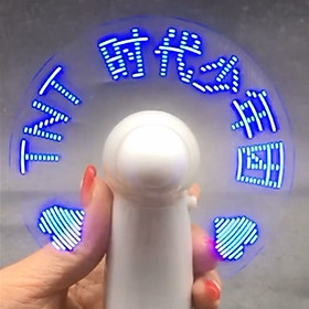 Quạt chạy chữ nhóm nhạc TNT THỜI ĐẠI THIẾU NIÊN ĐOÀN idol thần tượng đèn LED cầm tay tiện lợi