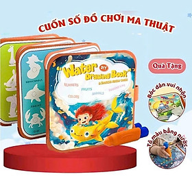 Mua Cuốn sổ ma thuật bóc dán vẽ tranh bằng nước thông minh cho bé phát triển tư duy trí não