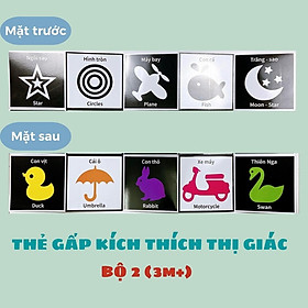 Bộ Thẻ Kích Thích Thị Giác Giúp Bé Phát triển Toàn Diện