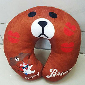 Mua Gối Chữ U Gấu Brown U12 (Màu Nâu)