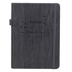 Sổ Bìa Da Vân Gỗ B5 Blueangel WOL-GM11 Believe