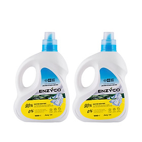Combo 2 nước giặt sinh học ENZYCO 2L - Chiết xuất Bồ hòn và Enzyme Dứa