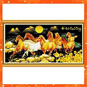 Mua Tranh thêu chữ thập Mã đáo thành công DLH-222365