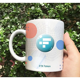 Ly Sứ Có Quai Họa Tiết Đồng Coin FTX TOKEN - In hình lên ly sứ, cốc theo yêu cầu của bạn - IN HÌNH LỚP, CÔNG TY