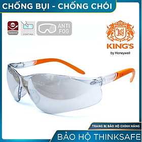 Mua Kính bảo hộ King s Thinksafe  kính trắng chống bụi đi đường  che mặt đa năng  chống tia uv  nhập khẩu chính hãng KY2223