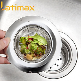 Mua Tấm lưới lọc rác bồn rửa chén  chậu rửa bát  khe thoát nước nhà tắm thông minh Inox chống han gỉ - Đường kính 11.3 cm
