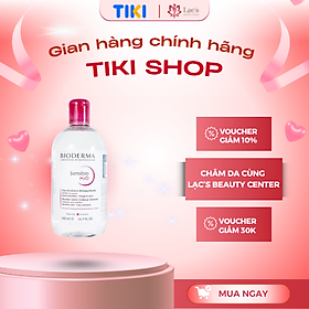 Nước tẩy trang Bioderma Sensibio H20 - Làm sạch cho da nhạy cảm 500ml