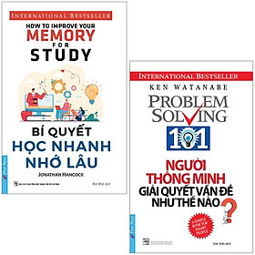 Hình ảnh sách Combo Sách Bí Quyết Học Nhanh Nhớ Lâu + Người Thông Minh Giải Quyết Vấn Đề Như Thế Nào? (Bộ 2 Cuốn)