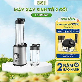 Mua Máy xay sinh tố LEBENLANG gồm 2 cối tích hợp bình chứa dung tích 300-600ml  công suất 350W  model LBSP8648 - hàng chính hãng