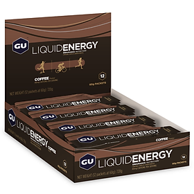 Gel Năng Lượng Dạng Nước Cho Sự Bền Bỉ GU Liquid Energy 12 gói 60g I 100 calo I pha trộn tuyệt vời giữa carbohydrate phức tạp và đơn giản, chất điện giải và axit amin chuỗi nhánh (BCAA) I Uống ngay, dễ tiêu hóa I Thuần chay, không chứa gluten, Lactose