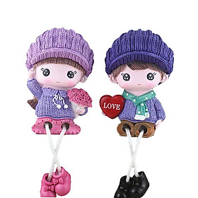 Mua Dangling Figurine Home Doll Countertop Windowsill Figurines Lovers Statue tại Wonder home Mua Dangling Figurine Home Doll Countertop Windowsill Figurines Lovers Statue tại Wonder home