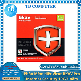 Mua Phần Mềm diệt Virut BKAV Pro Internet Security 1PC/1 năm - Hàng chính hãng
