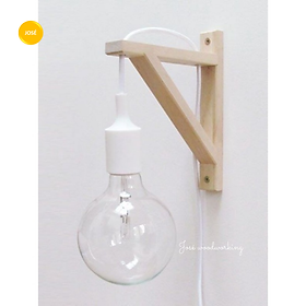 Mua Chân Kệ Gỗ Treo Tường Trang Trí Macrame Và Cây Cảnh Jose/ Ke Góc Giá Đỡ Chữ L Gắn Tường Nội Thất Decor