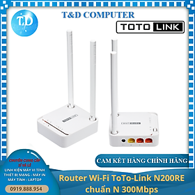 Mua Bộ phát WiFi Totolink N200RE Mini Router chuẩn N 300Mbps - Hàng chính hãng DGW phân phối