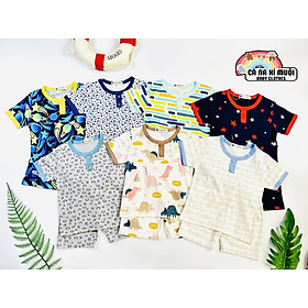 Đồ Bộ Cho Bé Vải Cotton Borip Hàng Chuẩn Loại 1 Hình In Xịn Bền Màu Dể Thương