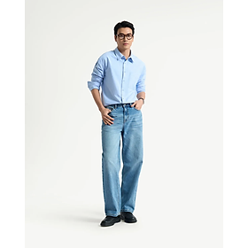 Quần jean nam RT form Straight màu Xanh wash sáng ( form suông) - ROUTINE 10F24DPA012 | ROUTINE CÀ MAU