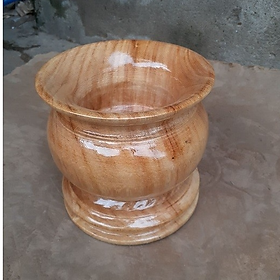 Mua Bát nhang gỗ gỏ đỏ ngang 16cm