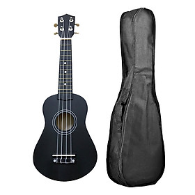 Mua Combo Đàn Ukulele Soprano Màu Trơn KBD 33A15-De (Đen) + Bao Đàn