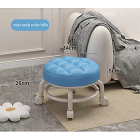 Mua Ghế Tròn Xoay Bệt Có Bánh Xe Di Chuyển 421