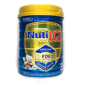 Sữa bột Nutifood Nuti IQ Gold Step 3 tăng cường DHA Phát triển trí não và
