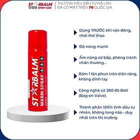 Hình ảnh Chai xịt làm nóng cơ Starbalm - Hà Lan 150ml