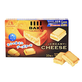 Bánh Morinaga BAKE Creamy Cheese vị Phomai nướng (38gr - 10 viên)