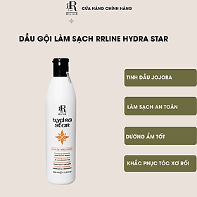 Dầu gội Ý chăm sóc tóc khô và hư tổn RRline Hydra Star Shampoo 350ml