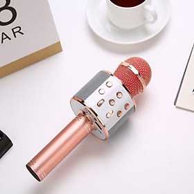 Micro karaoke bluetooth WS-858 không dây chất lượng cao kèm tính năng nổi bật