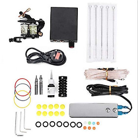 Professional Complete Tattoo Kit Set Tattoo Machine with 5 Immortal Color Inks