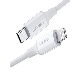 Mua Ugreen UG60747US171TK 0.5M màu Trắng Cáp sạc + truyền dữ liệu Lightning sang Type C - HÀNG CHÍNH HÃNG