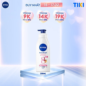 Sữa Dưỡng Thể NIVEA Extra Bright Dưỡng Sáng Da Mịn Da (350 ml) - 98412/98413/88311