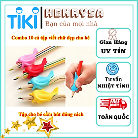 Combo 10 cá tập viết chữ đẹp, giúp bé cầm bút đúng cách - Dụng cụ học tập cho bé -Henrysa