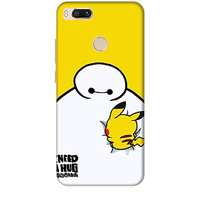 Ốp lưng dành cho điện thoại XIAOMI MI A1 hinh Big Hero Pikachu