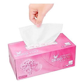 Khăn giấy hộp cao cấp Bless You À La Vie 180 tờ x2 lớp Facial tissue