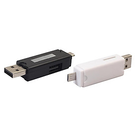 2 Pcs Universal USB 2.0 Hub Micro USB TF Card Reader Flash Drive OTG Adapter